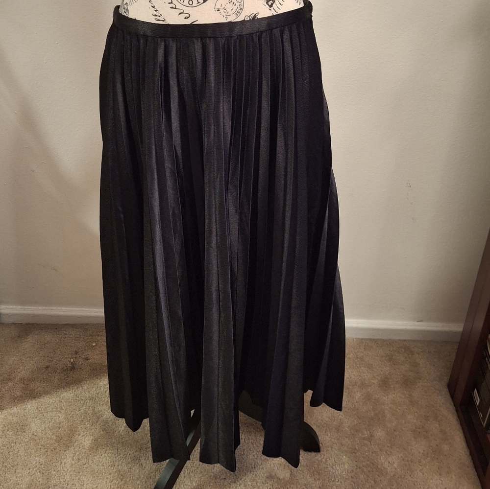 Black Pleated Skirt